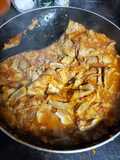 Carnitas en salsa roja