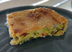 Una foto de Tarta de Zapallitos y Zucchini