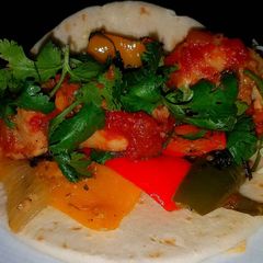 A picture of Mike's Chunky Chicken Fajita Style Soft Tacos.