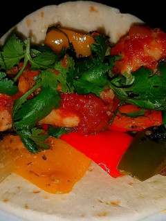 A picture of Mike's Chunky Chicken Fajita Style Soft Tacos.