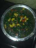 Stinging Nettle Banana stew