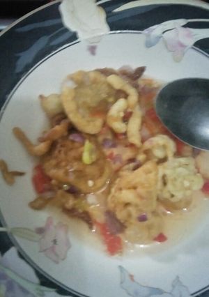 Foto resep Terigu goreng pedas
