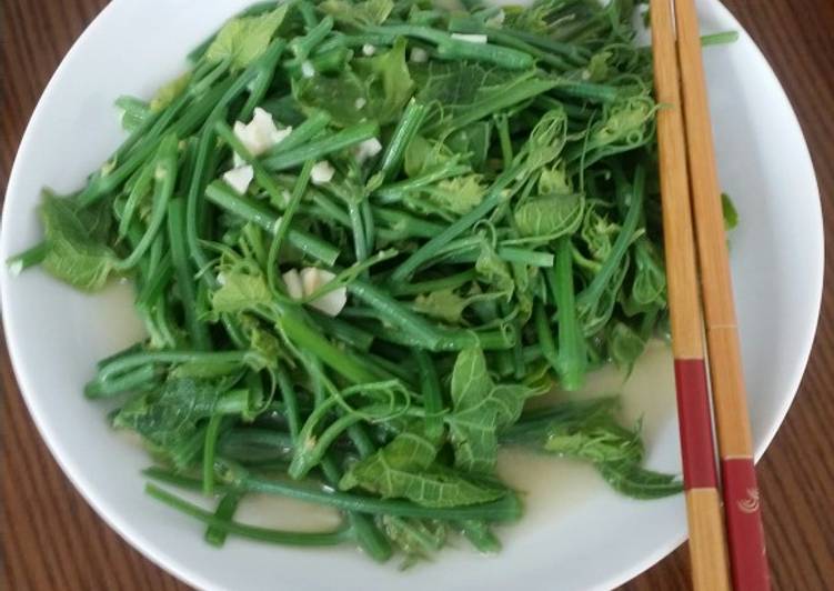 Resep Tumis daun labu siem, Bisa Manjain Lidah
