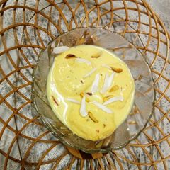 A picture of Rasmalai.