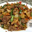 Daging kambing oseng mercon
