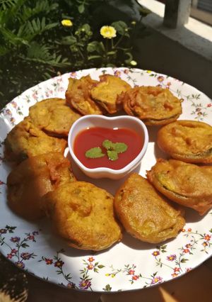 A picture of Baigani or baigan Bara.