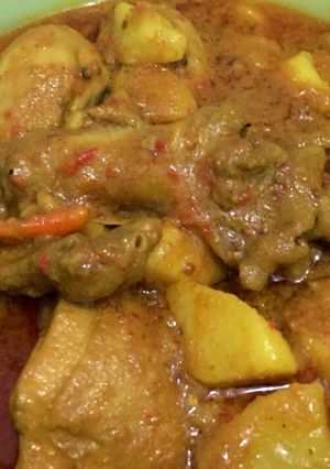 Foto resep Kari Ayam Kentang Pedas