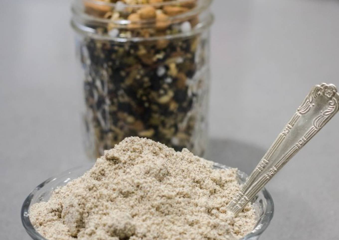 Homemade health mix powder for babies