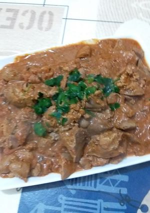 صورة لوصفة كبد الدجاج