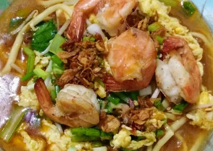 Resep Mi kuah udang Anti Gagal