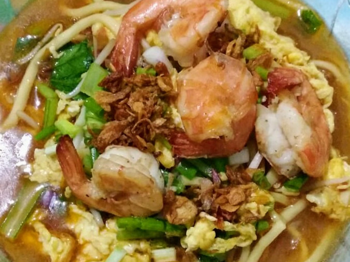 Resep Mi kuah udang Anti Gagal