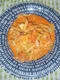 Ensalada de macarrones integral con salmorejo
