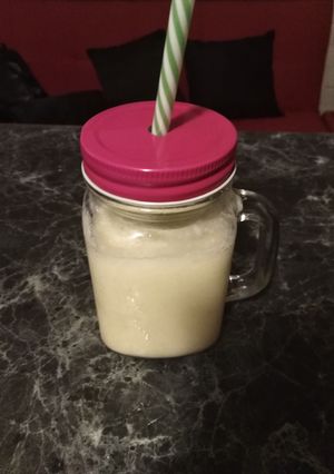 Una foto de Batido naranja - plátano. Full Vitaminas