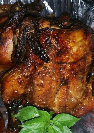 Una foto de Pollo horneado perfecto y fácil