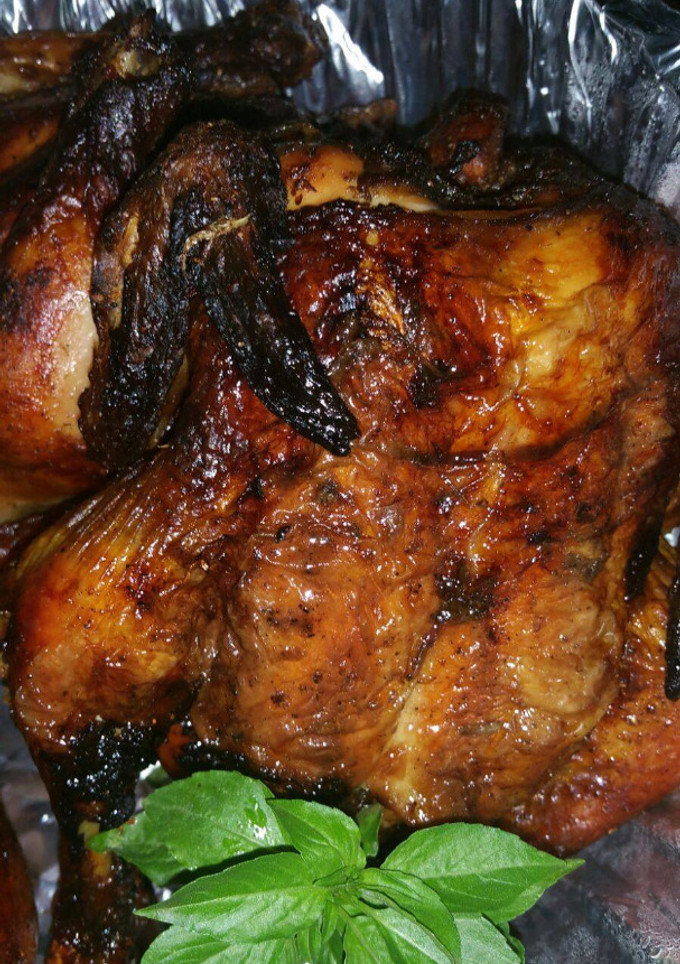 Una foto de Pollo horneado perfecto y fácil
