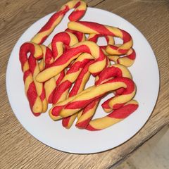 Candy canes cookie 🍬 A picture of Candy canes cookie 🍬.