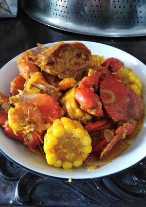 Foto resep Seafood Saus Padang
