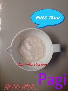 Foto resep Pure tahu#MPASI