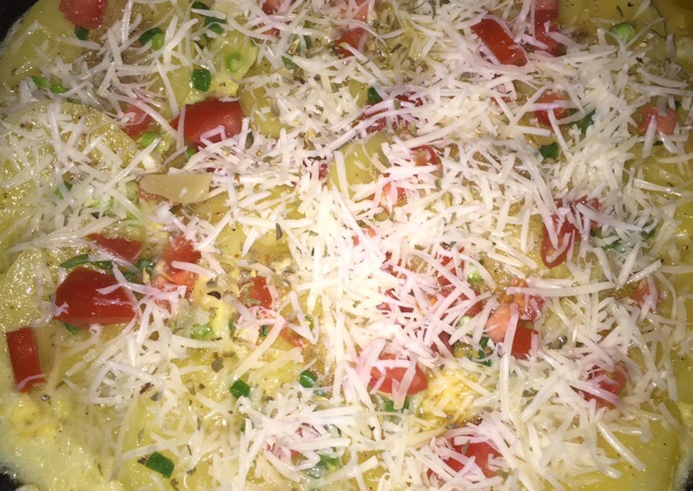 Omelette potato
