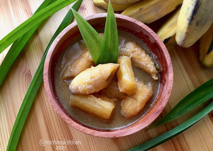 Resep Kolak Pisang dan Singkong (Banana and Cassava in ...