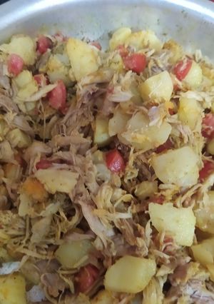 عکسی از دستور ساندویچ مرغ و سیب زمینی