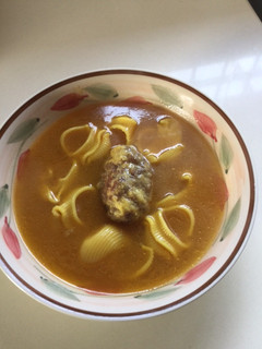 Una foto de Sopa de galets