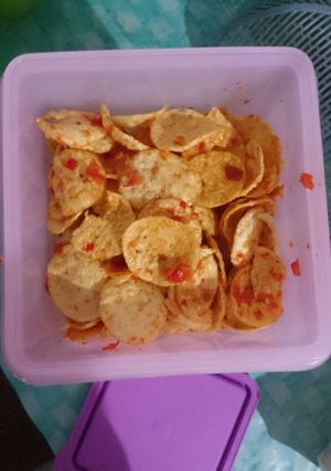 Foto resep Kerupuk singkong balado