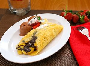 Foto resep Resep Pisang Crepes Coklat Salju