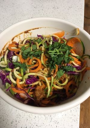 A picture of Raw Vegan Chow Mein.