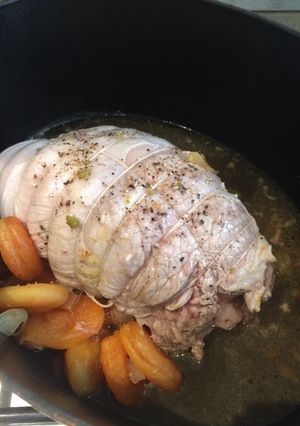 Une photo de Agneau aux abricots moelleux