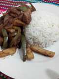 Lomo saltado con 3 ingredientes