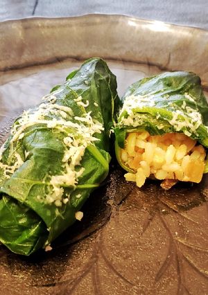 Una foto de Rolls / wraps de arroz y acelga