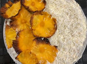 Una foto de Pastel tres leches de coco