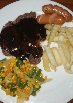 Foto resep Sirloin Black Pepper Steak