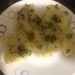 A picture of White Dhokla.