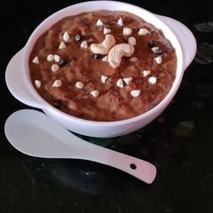 A picture of Tapioca Chocolate Pudding.