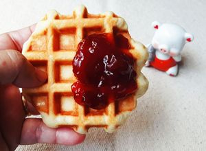 Hình của món Bánh WAFFLE của nước Bỉ (Belgian Waffle).