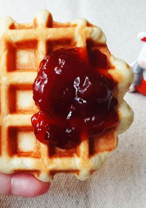 Hình của món Bánh WAFFLE của nước Bỉ (Belgian Waffle).