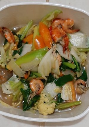 Foto resep Capcay Udang