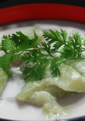 Hình của món Cà Hầm Dừa.