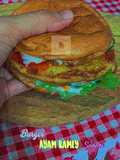 Burger Ayam Ramly Sempoi 🍔✨