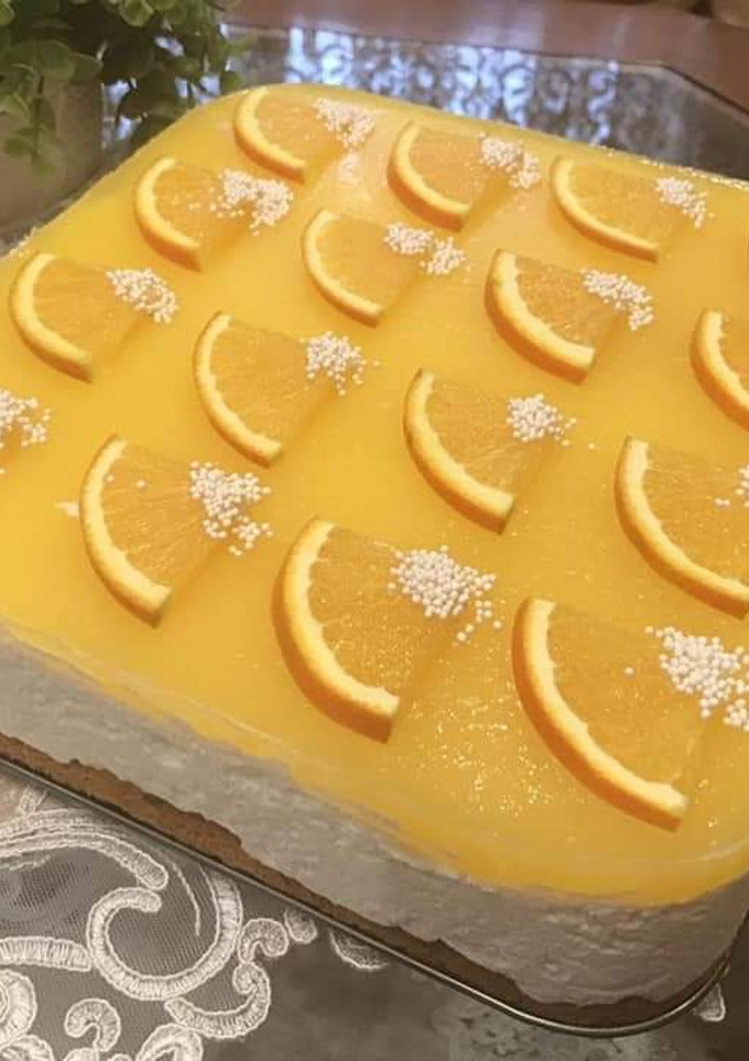Narancsos túró torta recept fotója