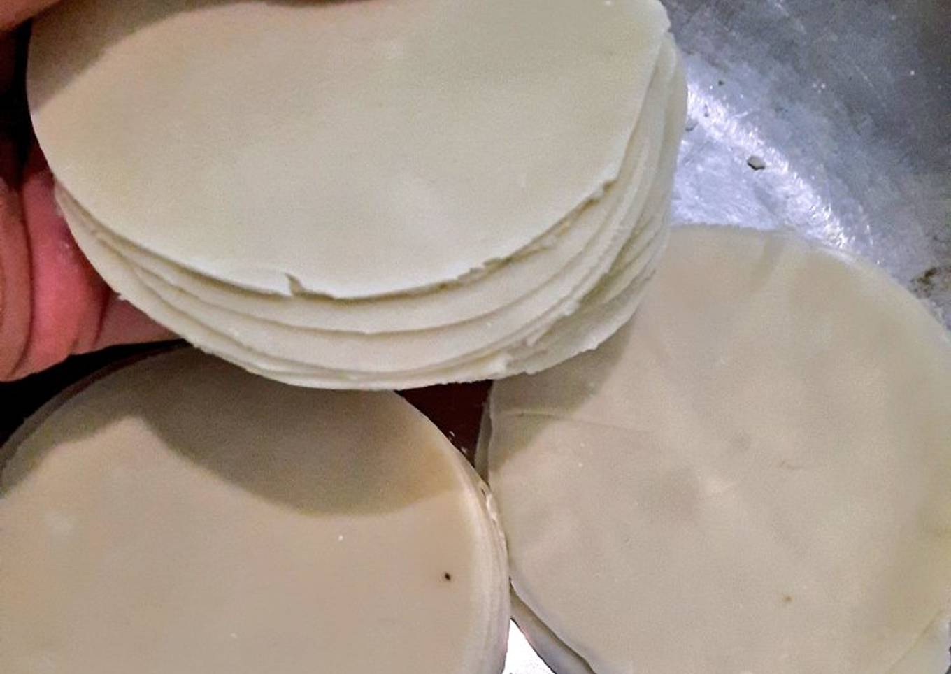 Kulit dumpling/mandu (takaran sendok)