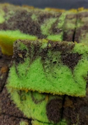 Foto resep Buttercake Ketan hitam Pandan
