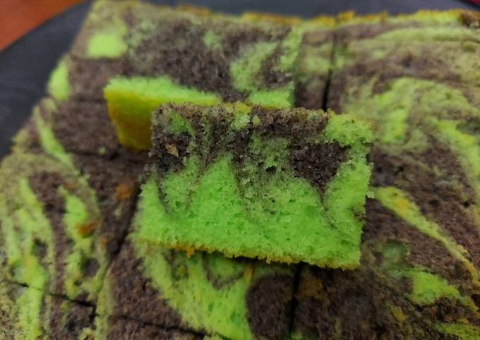 Buttercake Ketan hitam Pandan