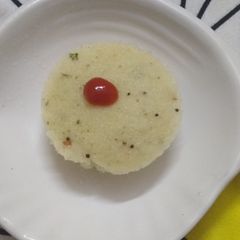 Rava idli A picture of Rava idli.