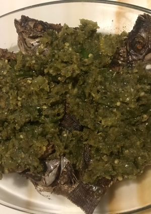 Foto resep Mujair goreng Cabe hijau
