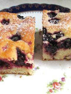 Szedres-kefires kevert süti (Gluténmentes) recept fotója