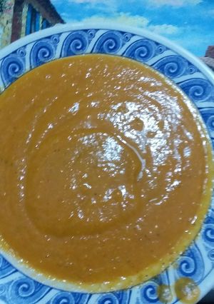 Una foto de Sopa calabaza o zapallo