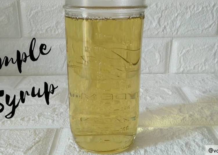 Simple Syrup / Sirup Homemade